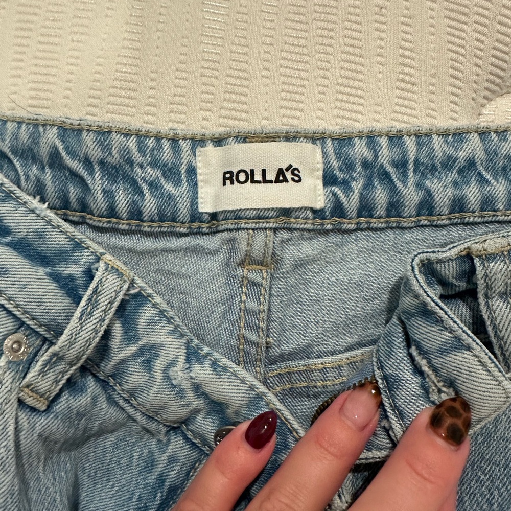 Rollas high rise blue jean distressed, skinny/slim jean. Size 29 - Picture 4 of 5